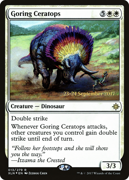 Goring Ceratops (PRE-13S) - Ixalan Promos Foil