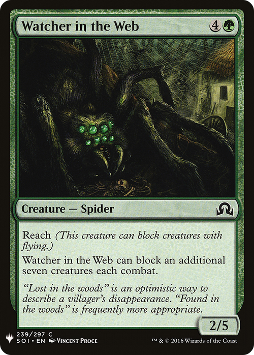 Watcher in the Web (LIST-SOI-239) - The List