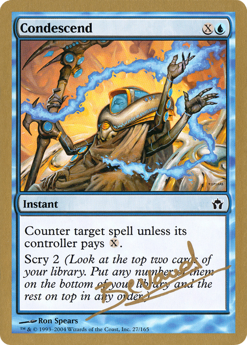 Condescend - 2004 Manuel Bevand (5DN) (WCD-MB27) - World Championship Decks 2004
