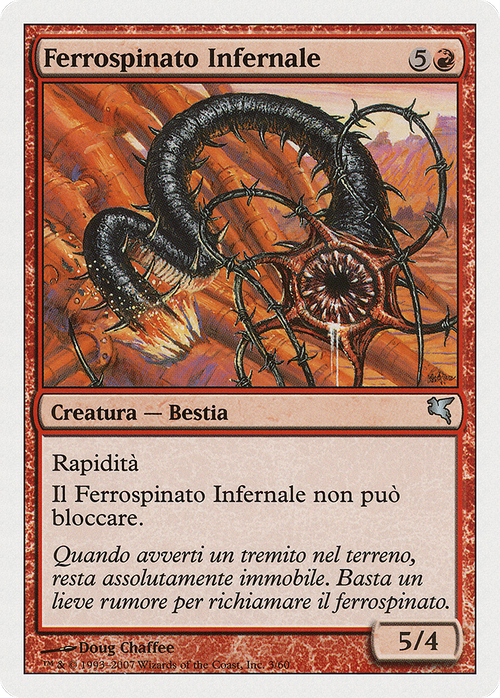 Iron-Barb Hellion (Italian) - "Ferrospinato Infernal" (K3) (PSAL-0K3) - Salvat 2005
