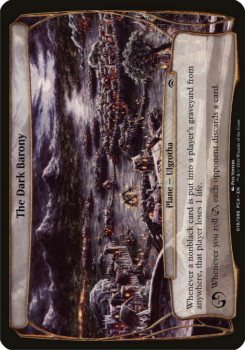 The Dark Barony (Planechase Anthology) (OVER-019) - Planechase Anthology Planes