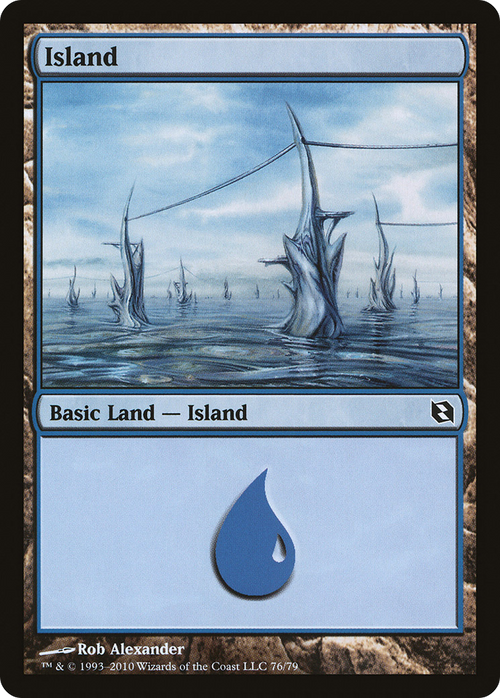 Island (76) (DDF-076) - Duel Decks: Elspeth vs. Tezzeret