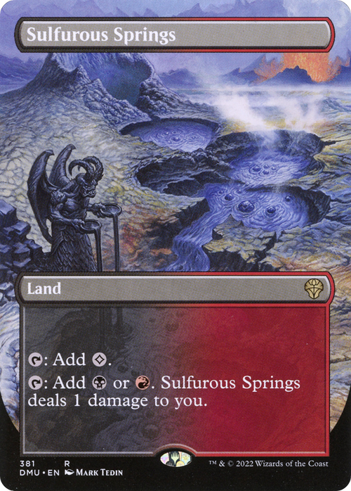 Sulfurous Springs (Borderless) (DMU-381) - Dominaria United