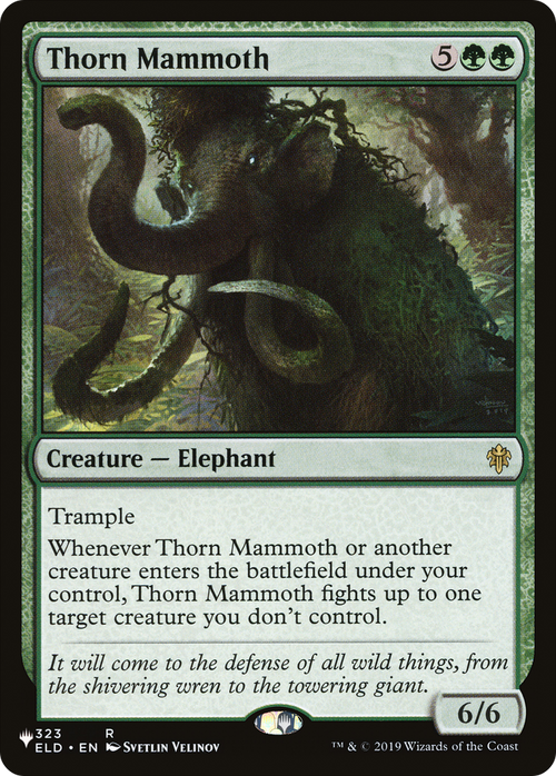 Thorn Mammoth (LIST-323/269) - The List