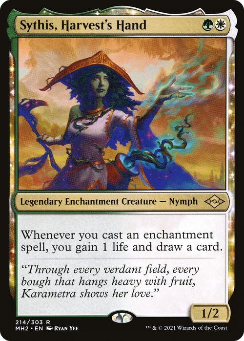 Sythis, Harvest's Hand (MH2-214) - Modern Horizons 2: (enchantment) Foil