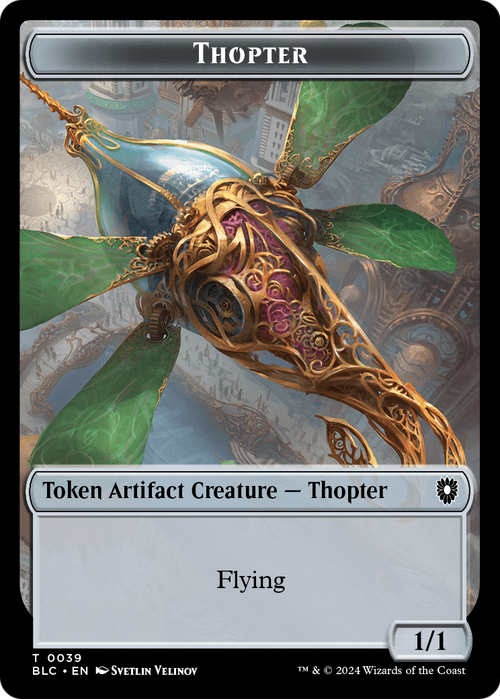 Thopter (TBLC-039) - Bloomburrow Commander Tokens