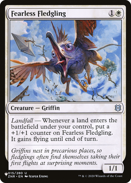 Fearless Fledgling (LIST-ZNR-15) - The List
