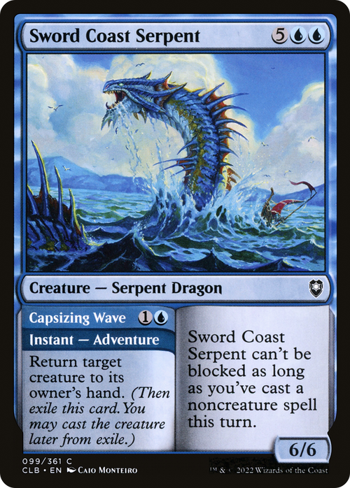 Sword Coast Serpent (CLB-099) - Commander Legends: Battle for Baldur's Gate Foil