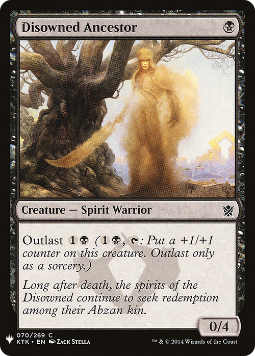 Disowned Ancestor (LIST-KTK-70) - The List