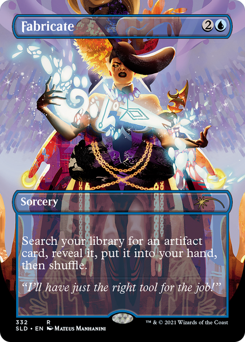 Fabricate (332) (SLD-332) - Secret Lair Drop (Borderless) Foil