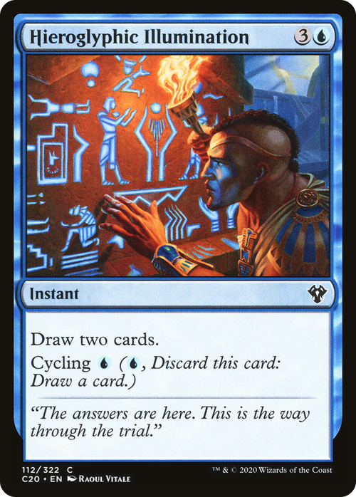 Hieroglyphic Illumination (C20-112) - Commander 2020