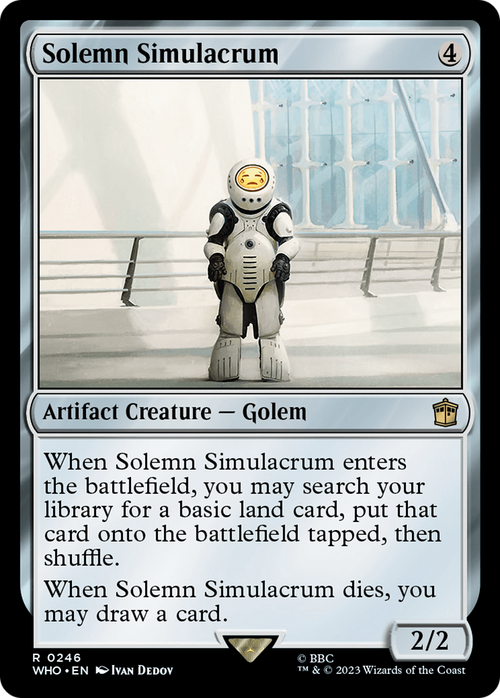 Solemn Simulacrum (WHO-246) - Doctor Who
