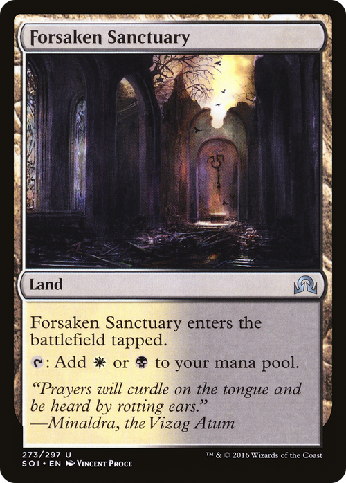 Forsaken Sanctuary (SOI-273) - Shadows over Innistrad Foil