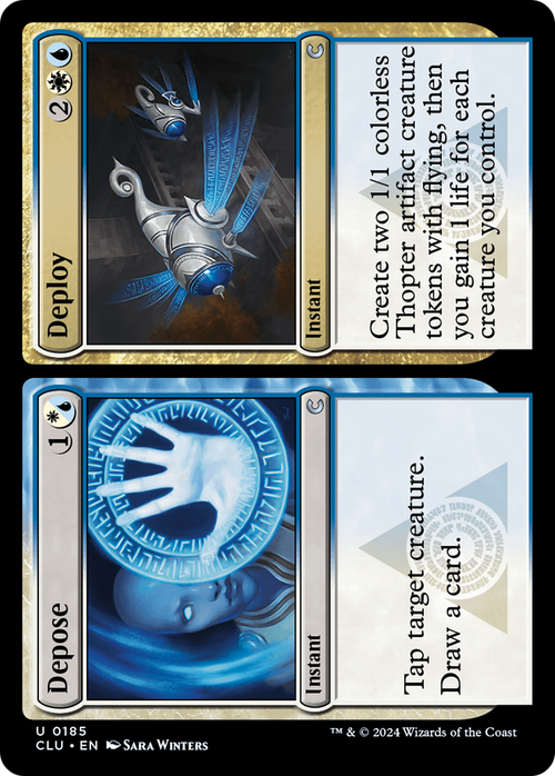 Depose // Deploy (CLU-185) - Ravnica: Clue Edition