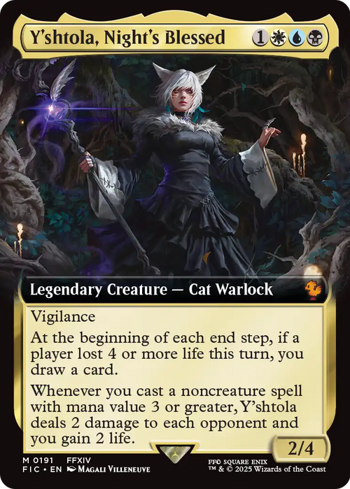 Y'shtola, Night's Blessed (Extended Art) (FIC-191) - Commander: FINAL FANTASY: (Extended Art)
