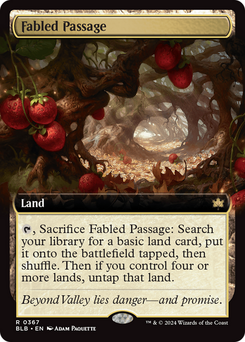 Fabled Passage (Extended Art) (BLB-367) - Bloomburrow: (Extended Art) Foil