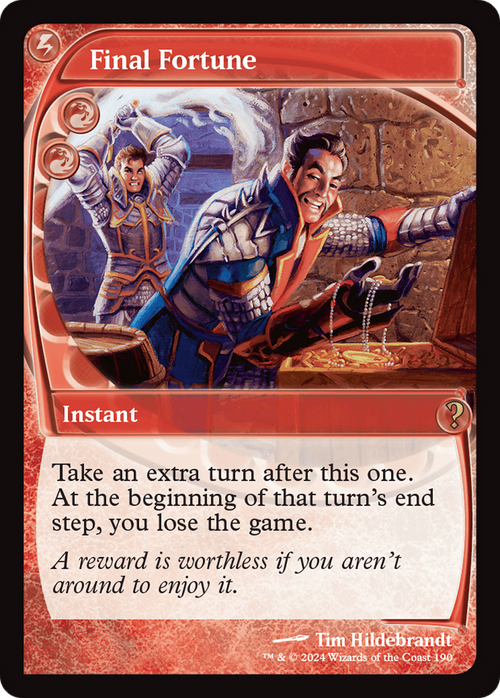 Final Fortune (Future Sight) (MB2-190) - Mystery Booster 2