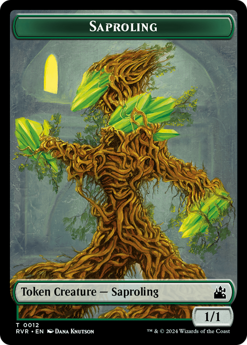 Saproling (TRVR-012) - Ravnica Remastered Tokens Foil
