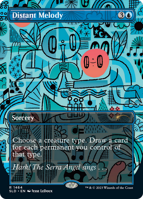 Distant Melody (SLD-1464) - Secret Lair Drop (Borderless)