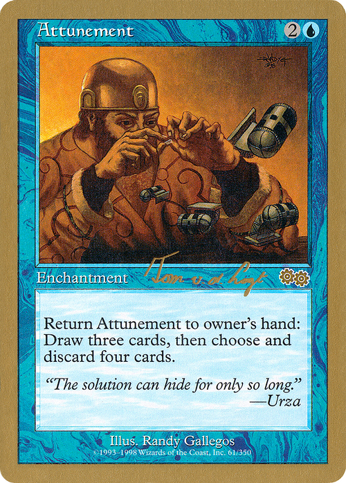 Attunement - 2000 Tom van de Logt (USG) (WCD-) - World Championship Decks 2000