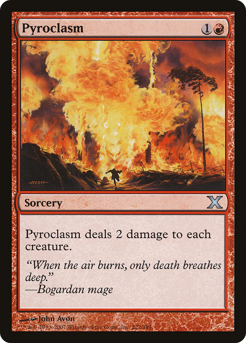 Pyroclasm (10E-222) - Tenth Edition Foil