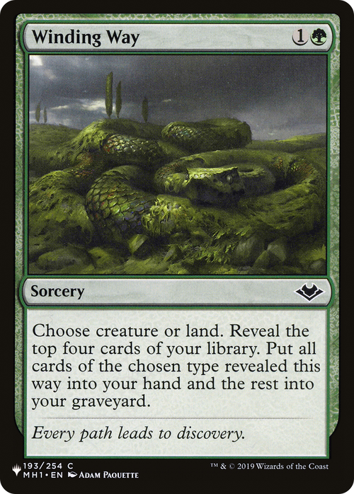 Winding Way (LIST-MH1-193) - The List