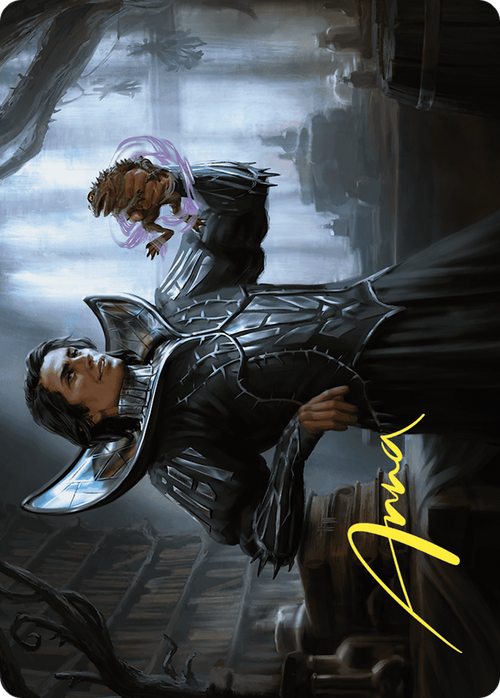 Spiteful Hexmage // Spiteful Hexmage (AWOE-015) - Wilds of Eldraine Art Series (Borderless)