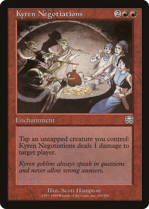 Kyren Negotiations (MMQ-198) - Mercadian Masques Foil