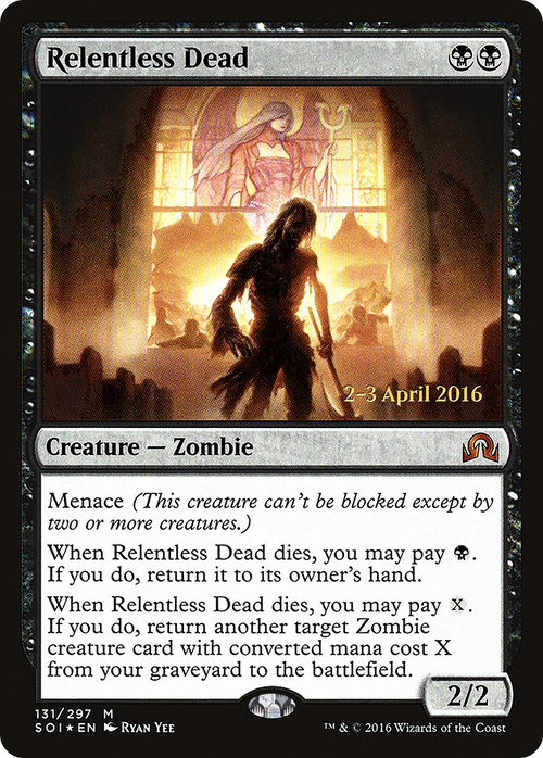 Relentless Dead (PRE-131S) - Shadows over Innistrad Promos Foil