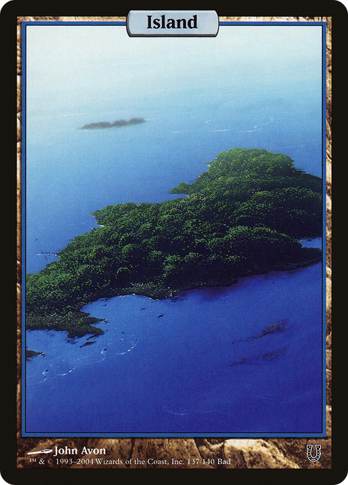 Island - Full Art (UNH-137) - Unhinged Foil