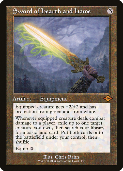 Sword of Hearth and Home (Retro Frame) (MH2-433) - Modern Horizons 2