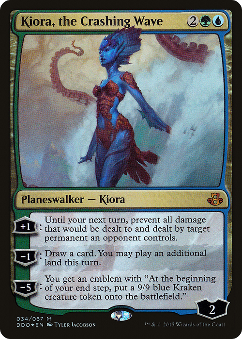 Kiora, the Crashing Wave (DDO-034) - Duel Decks: Elspeth vs. Kiora