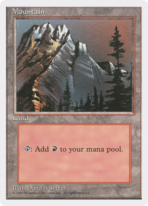 Mountain (A) (4ED-183) - Fourth Edition