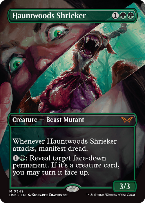 Hauntwoods Shrieker (Borderless) (DSK-349) - Duskmourn: House of Horror
