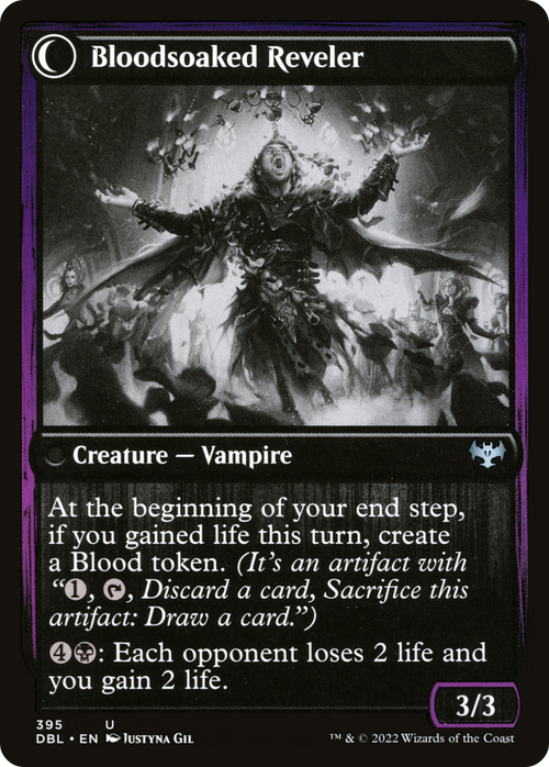 Restless Bloodseeker (DBL-395) - Innistrad: Double Feature: (Double Faced Transform)