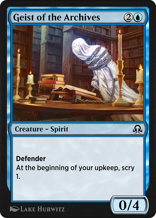 Geist of the Archives (SIR-072) - Shadows over Innistrad Remastered