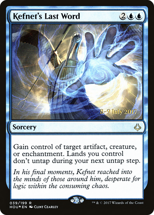 Kefnet's Last Word (PRE-39S) - Hour of Devastation Promos Foil