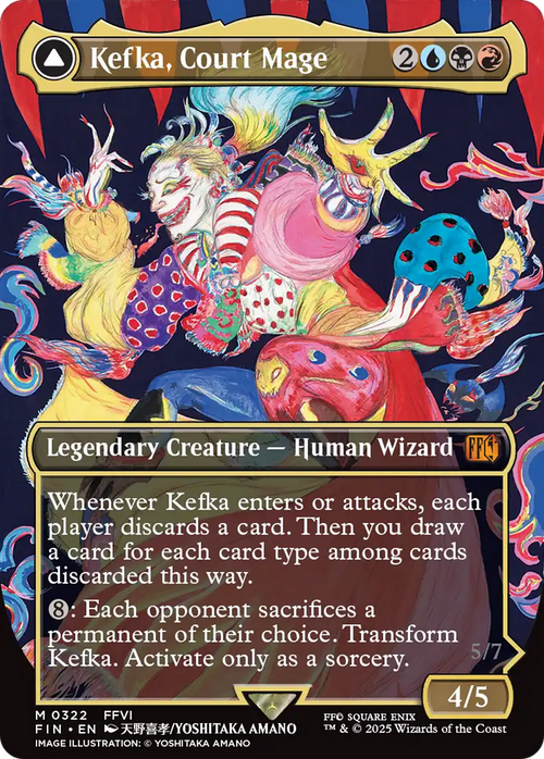 Kefka, Court Mage (0322) (Borderless) (FIN-322) - FINAL FANTASY