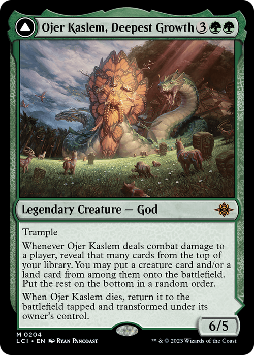 Ojer Kaslem, Deepest Growth (LCI-204) - The Lost Caverns of Ixalan Foil