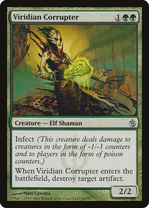 Viridian Corrupter (MBS-094) - Mirrodin Besieged