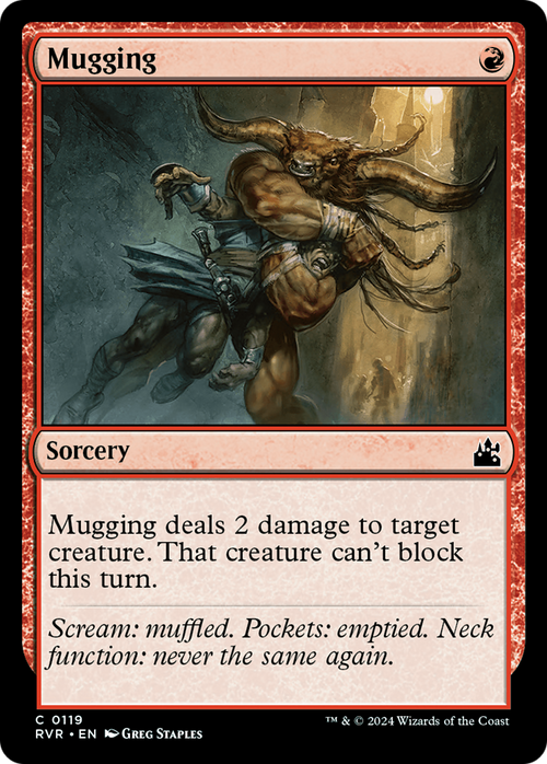 Mugging (RVR-119) - Ravnica Remastered Foil