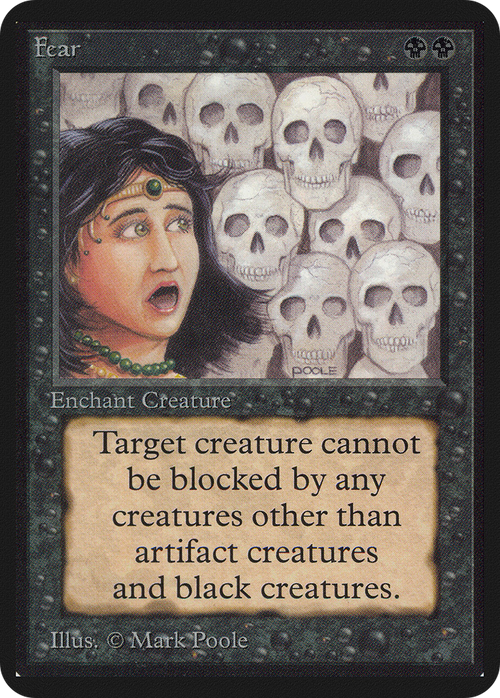 Fear (LEA-) - Limited Edition Alpha