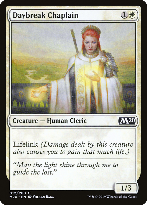 Daybreak Chaplain (M20-012) - Core Set 2020