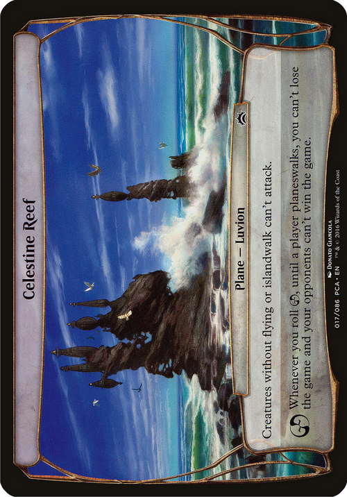 Celestine Reef (Planechase Anthology) (OVER-017) - Planechase Anthology Planes