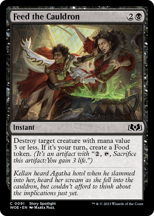 Feed the Cauldron (WOE-091) - Wilds of Eldraine Foil