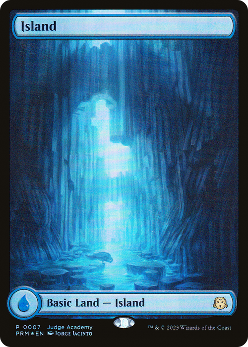 Island - Full Art (0007) (JDG-007) - Judge Gift Cards 2023: (Full Art) Foil