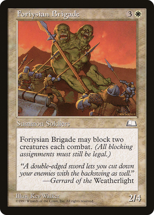 Foriysian Brigade (WTH-) - Weatherlight