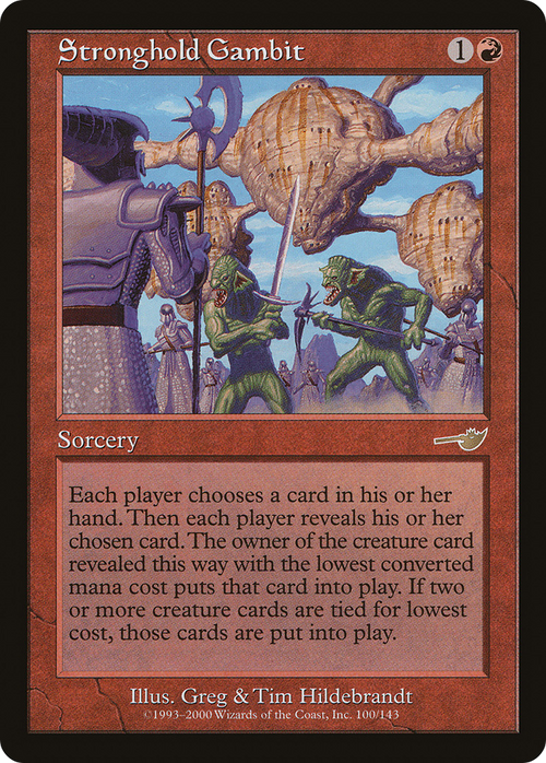 Stronghold Gambit (NMS-100) - Nemesis Foil
