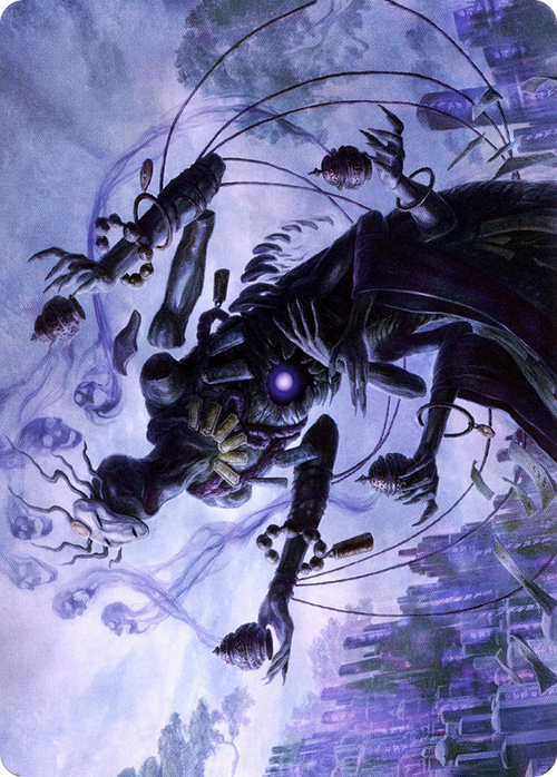 Myojin of Grim Betrayal // Myojin of Grim Betrayal (ANEO-009) - Neon Dynasty Art Series (Borderless)