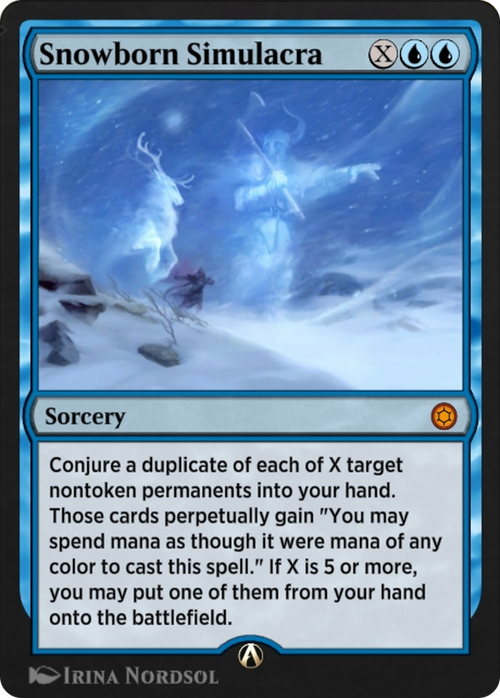 Snowborn Simulacra (HBG-038) - Alchemy Horizons: Baldur's Gate